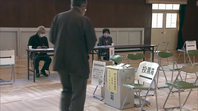１７日間の舌戦終え…岡山県知事選挙の投票進む【岡山県】