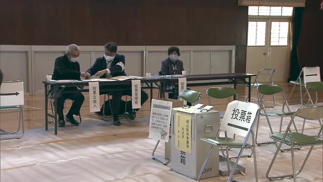 現職・新人の一騎打ち　岡山県知事選挙の投票進む【岡山県】