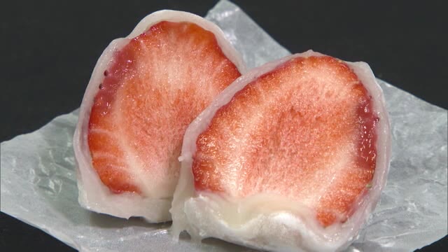和菓子でコロナ禍を乗り越えよう…「いちご大福展」が岡山市内のデパートで開催【岡山・岡山市】