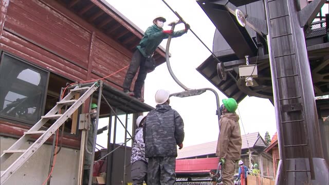 冬に向け準備本格化　スキー場のリフト設置　１２月２５日から営業開始予定【岡山・鏡野町】