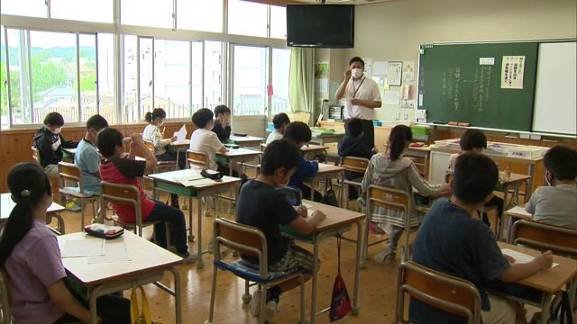 １ヵ月ぶりに学校再開！津山市の小学校で全校児童そろって授業スタート【岡山・津山市】
