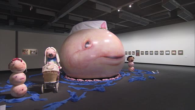 コロナで期間延長　岡山県立美術館で桃太郎作品の展示会【岡山・岡山市】