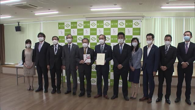生活苦にあえぐ大学生を支援…香川大学に１００万円とマスク５０００枚を寄付【香川・高松市】