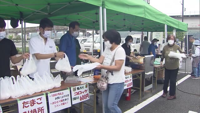 新型コロナで中止の朝市　4カ月ぶりに再開【岡山・倉敷市】