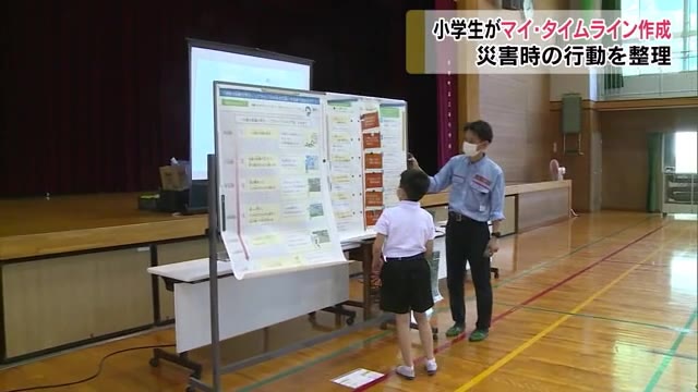 体験授業！災害発生時の防災計画…小学生がマイ・タイムライン作成【岡山・矢掛町】