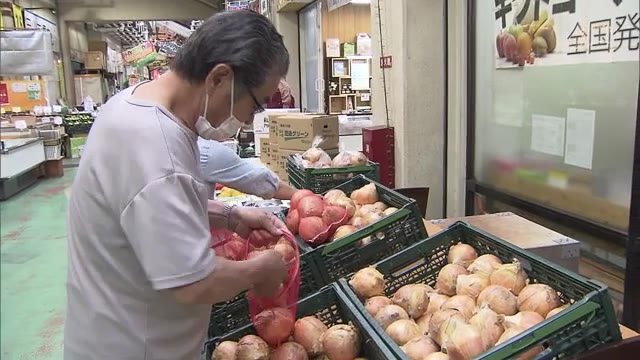 「アベノマスク」とタマネギ無料交換  新型コロナによる消費量減少で…【岡山・岡山市】