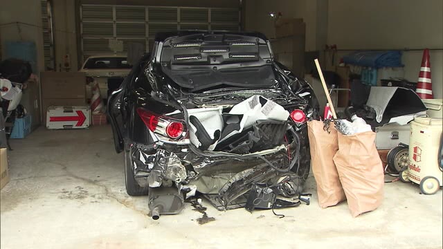 高速道路の路側帯で停車中大型トラックが衝突　パトカーが大破【香川・高松市】