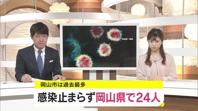 岡山・香川で新たに２５人が新型コロナウイルス感染…岡山市で過去最多の１９人感染確認【岡山・香川】