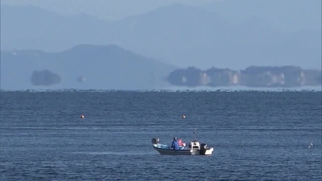 蜃気楼の一種…海面に浮いたように見える冬の風物詩「浮島現象」【香川】