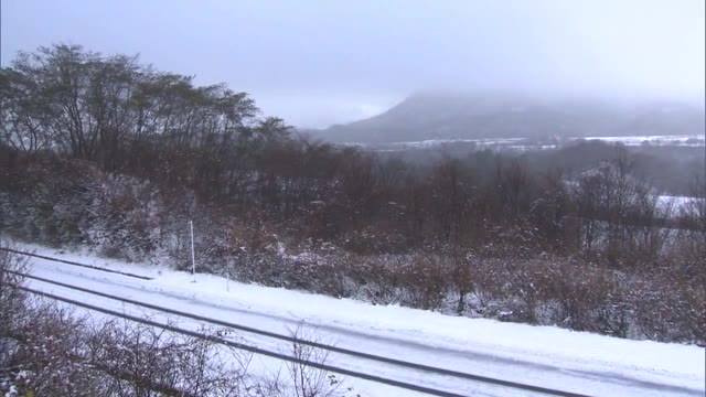 雪景色で大山蒜山スカイラインは来年４月上旬頃まで通行止めへ【岡山・真庭市】