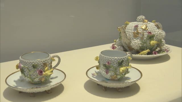 ３００年以上の歴史　世界を代表するドイツの陶磁器「マイセン」の作品を展示【岡山・岡山市】