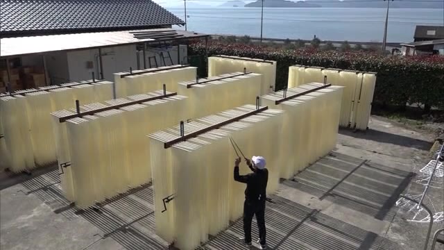 冬の日差しに輝く麺　小豆島で寒そうめんづくり最盛期【香川・小豆島】