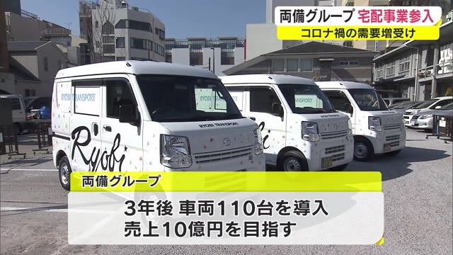 ハートの模様でお届け…ネットショッピング急増受け　両備が宅配事業に新規参入【岡山・岡山市】