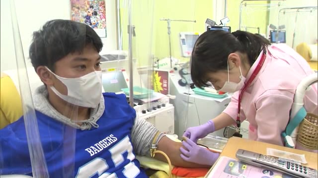 「体も大きいのでたくさん献血します」岡山大学アメフト部が献血に協力【岡山・岡山市】