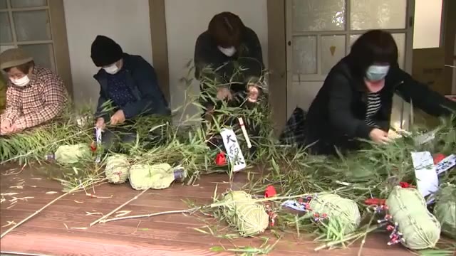 商売繁盛や子供たちの厄除けに…虚空蔵大会式に向け縁起物の福笹づくり【岡山・津山市】