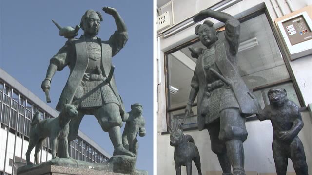 もう一人の桃太郎岡山空港に設置　陸路とは別に空路利用者にも岡山のPRを！【岡山】