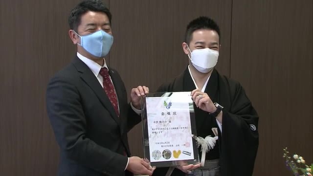 返礼品は「市長」のイス　ふるさと納税100万円のIT企業社長　一日市長に就任【香川・東かがわ市】