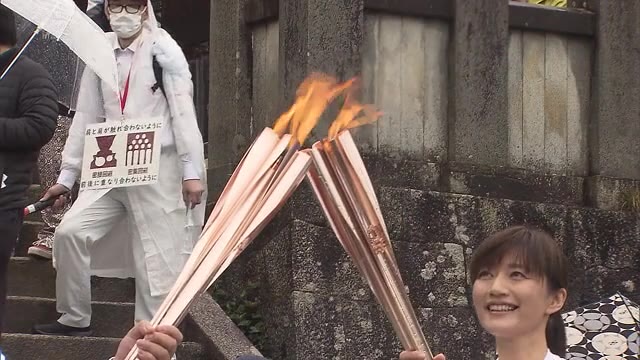 聖火リレー香川県入り　県中西部を走る【香川】