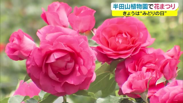 新型コロナの影響で２年ぶりの開催　みどりの日恒例イベント「春の花まつり」【岡山・岡山市】
