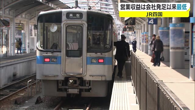 営業収益が会社発足以来最低に　さらに減便を検討　新型コロナの影響　ＪＲ四国【香川・高松市】