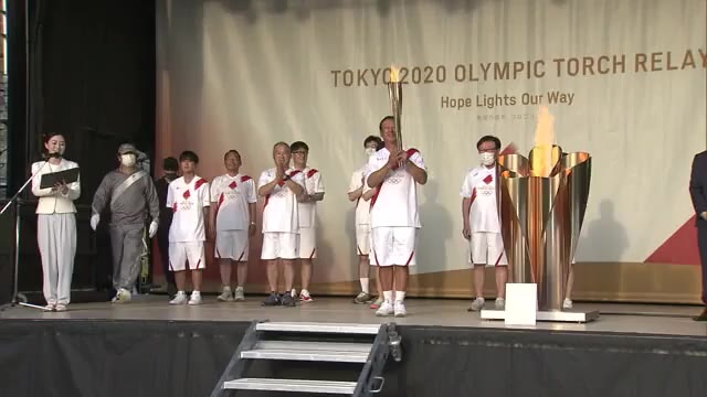 岡山の聖火リレー初日　８４人のランナーが希望の光をつなぐ　そして２日目へ【岡山】