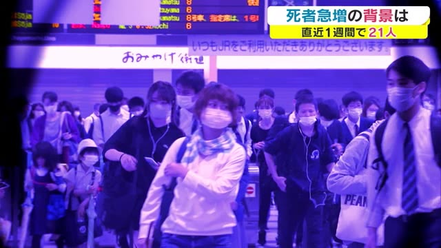 新型コロナによる死者岡山で急増　半数以上が５月に死亡　その背景は？対策は？【岡山】