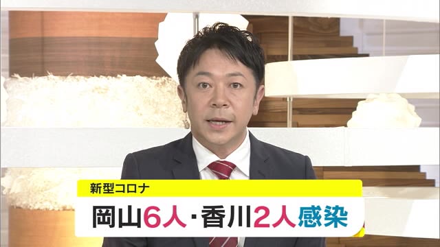 新型コロナ　岡山６人感染　香川２人感染１人死亡【岡山・香川】