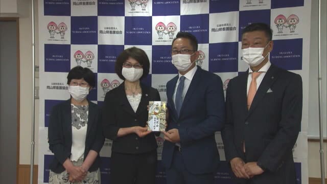 「医療現場に役立ててほしい」岡山市の住宅メーカーが看護協会に感謝の寄付【岡山・岡山市】