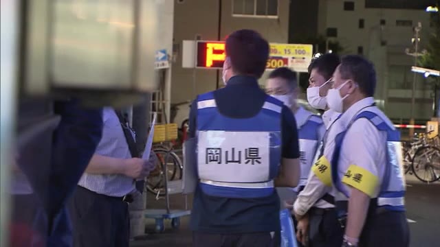 「飲食店をきっかけに感染が広がるデータも」“まん延防止”適用初日　県が繁華街の飲食店を確認【岡山】