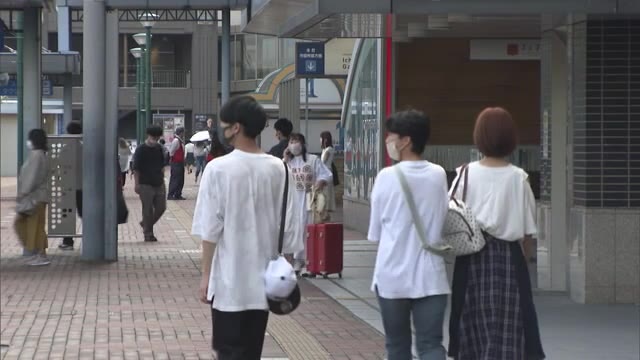 岡山駅・倉敷駅周辺で人出”増加”　緊急事態宣言発令後２度目の日曜　不要不急の外出自粛を【岡山】　