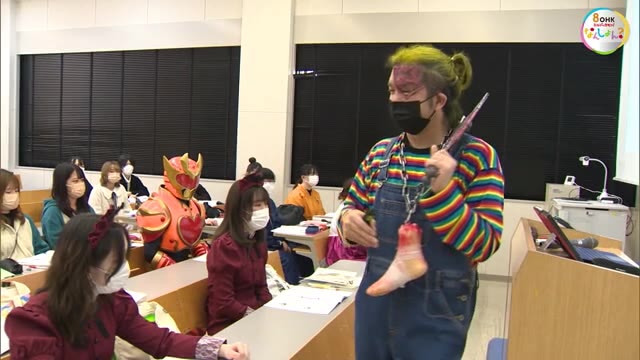 講義がホラーに…大学と短大の７割“約８００人が仮装”ハロウィーン仮装登校【岡山・津山市】