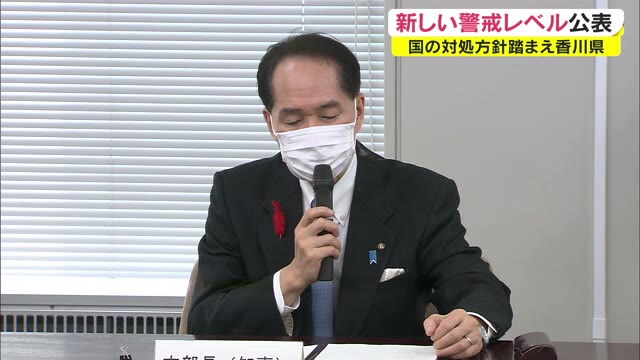 変異株に備え…香川県 独自の“新”警戒レベル公表　医療ひっ迫状況に合わせ５段階運用に【香川】