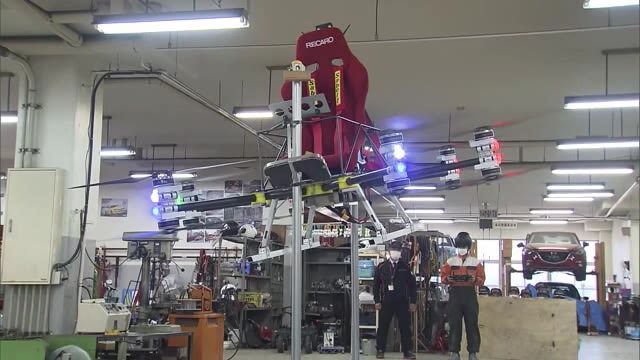 「空飛ぶクルマ」完成間近？　高校生制作の未来のクルマ…緊張の“浮上実験”　果たして…【岡山・浅口市】