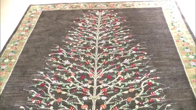 本堂が全焼した“金山寺”の復興を応援　イランの伝統工芸「ギャッベ」の展示即売会【岡山・岡山市】