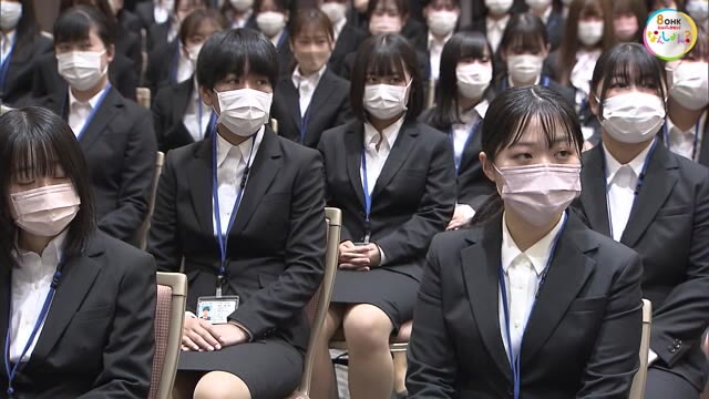 コロナ禍の入学式　保護者の出席は見合わせ式の様子はライブ配信　岡山情報ビジネス学院【岡山・岡山市】