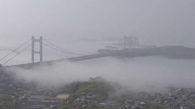 瀬戸内に濃い霧　高松港に一時停船勧告　フェリーなどの運航に影響も【香川・高松市】