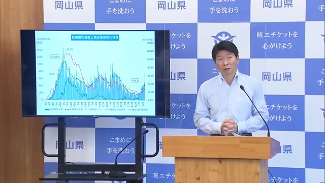 岡山県「第７波に入った」…感染急拡大で知事が対策の徹底を呼びかけ【岡山】