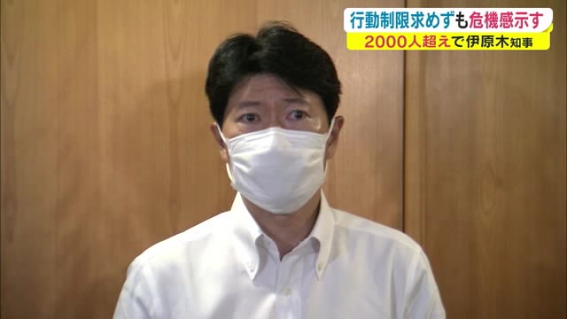 初の２０００人超え…伊原木知事「行動制限求めずも危機感」宿泊療養施設の活用も【岡山】