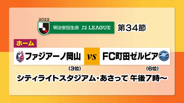 再開試合に勝ち３位のファジアーノ　残り試合負けられない…４日はホーム戦　サッカーＪ２リーグ【岡山】