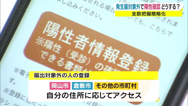 もしも“陽性”と診断されたら…新型コロナ感染者の全数把握見直しで変わる手続きは？【岡山】