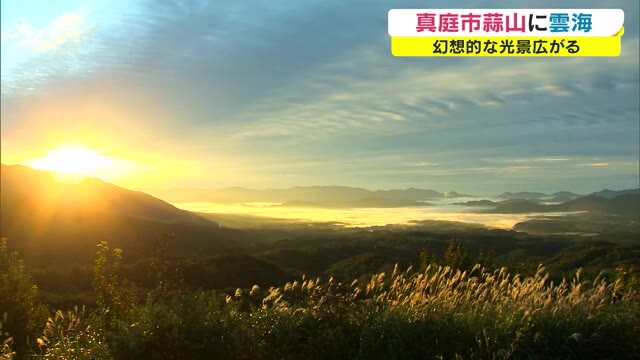 幻想的な風景に…蒜山に秋の訪れ告げる「雲海」現る　冷え込んだ朝に発生【岡山・真庭市】　　