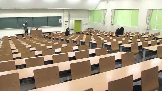 岡山大学で「前期日程」の入試準備進む　３４０５人が志願　後期募集は今回から停止【岡山】