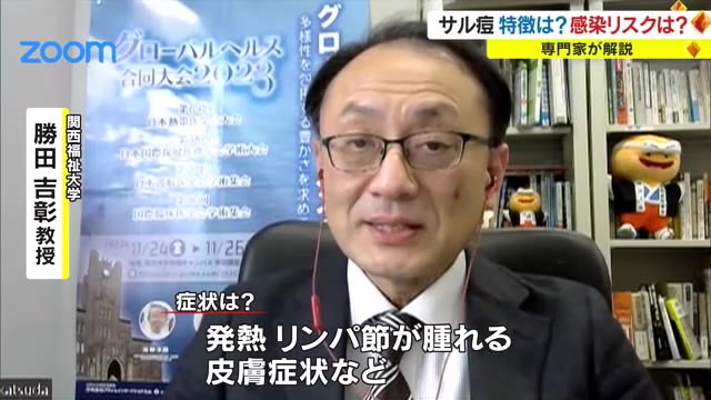”物を通して感染”のケースも…「サル痘」注意することは？　関西福祉大・勝田教授に聞く【岡山】