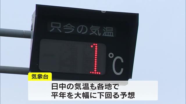 真庭市で氷点下を記録　朝の最低気温が平年を大幅に下回る　ハウスも大わらわ【岡山・香川】