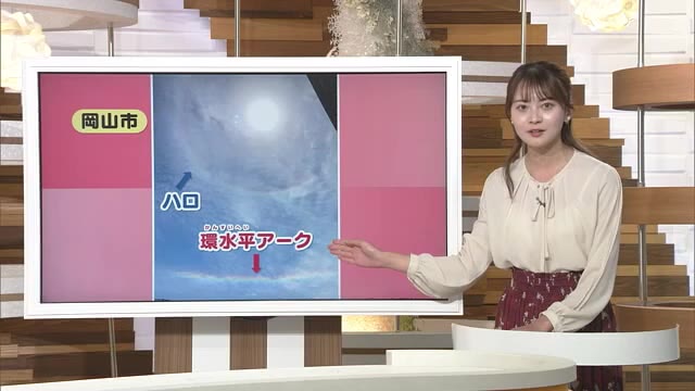 視聴者の方から珍しい現象の写真がＯＨＫに…いつ見られるの？【岡山】