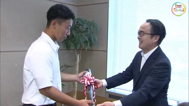 春夏連続甲子園出場の英明（高松市）が池田知事に健闘誓う【香川】