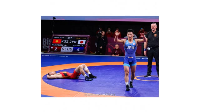 レスリングパリ五輪日本代表の日下尚選手（高松市出身）アジア選手権　グレコ７７キロ級で優勝【香川】