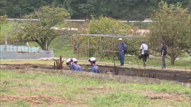 総社市で下草火災　１人が死亡　【岡山・総社市】