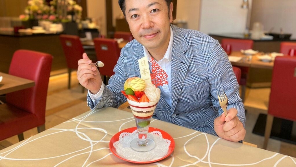 桃太郎と鬼をイメージしたフルーツパフェが期間限定販売開始！