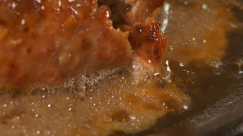 1021ソースと肉汁
